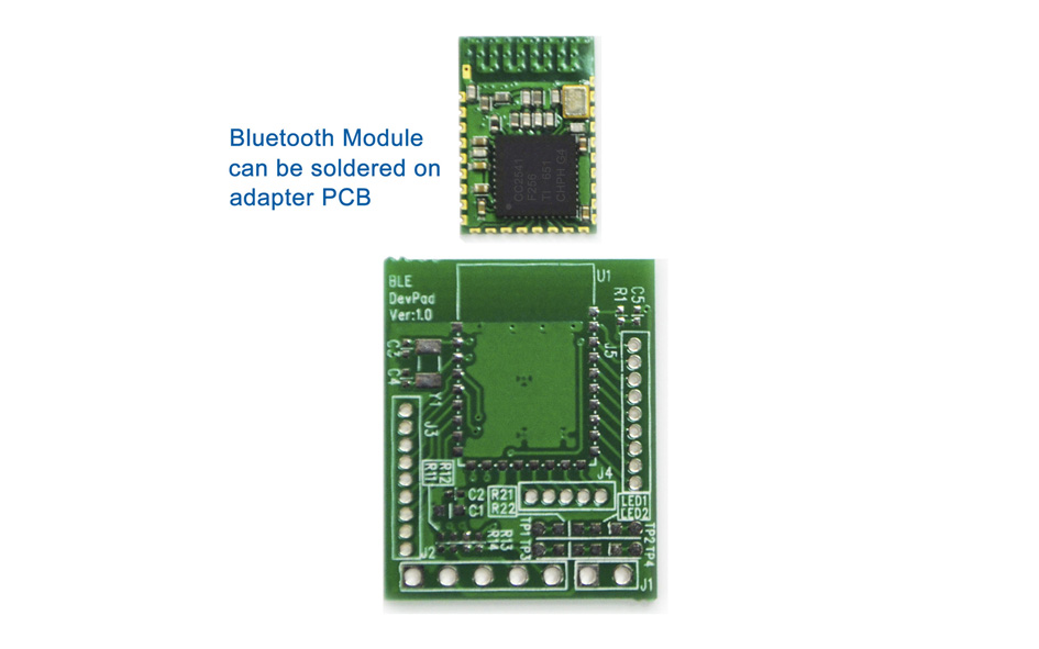 Bluetooth 4. 0 Low Energy BT01-2 Module (CC2541) & DIP adapter PCB