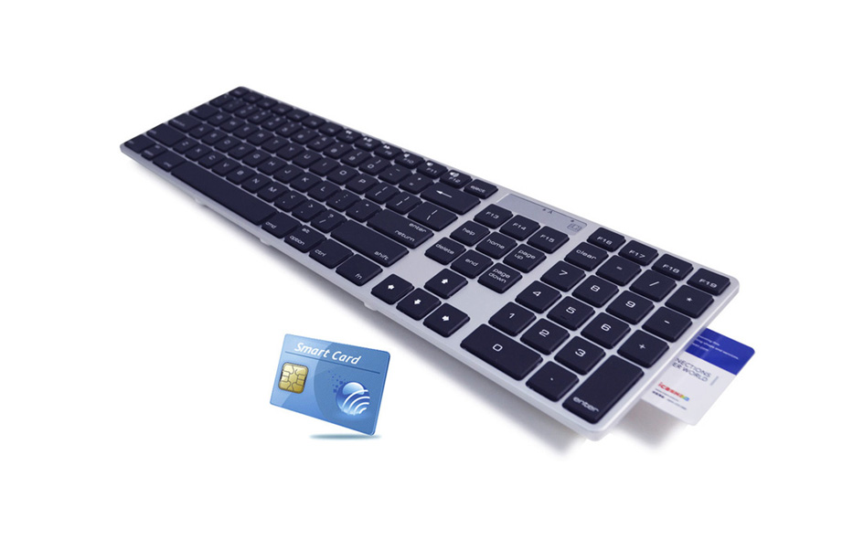 KB-801S Smart Card USB Keyboard, built-in smart card reader