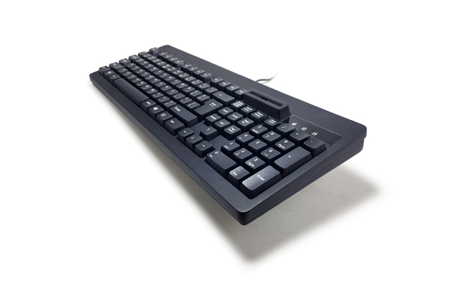 Full size USB Keyboard with Smart Card Reader
