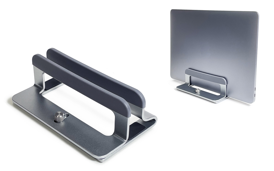 VLS-1S / VLS-2S Vertical Laptop Stand Holder, Adjustable Slot Width