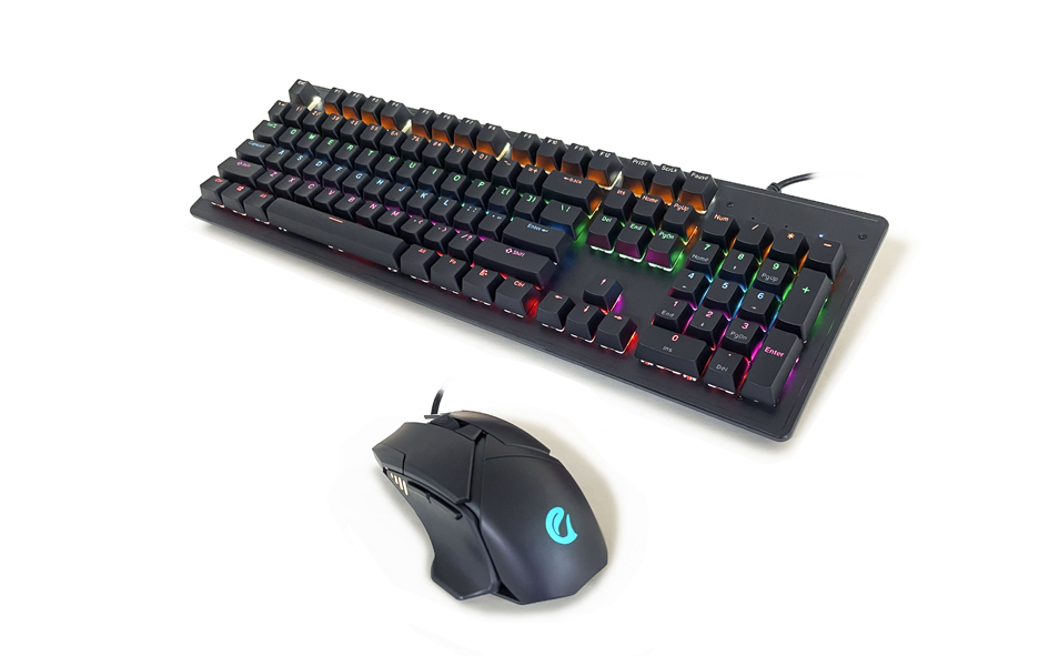 XPro GKM400 RGB Backlit Gaming Mechanical Keyboard & Mouse Combo Kit
